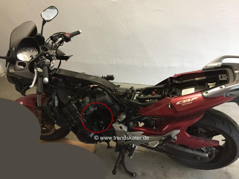 HONDA CBF 600 / PC38 Standgas Verortung